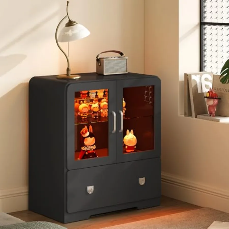 Storage - Vitrine für das Wohnzimmer mit Acrylfronten,