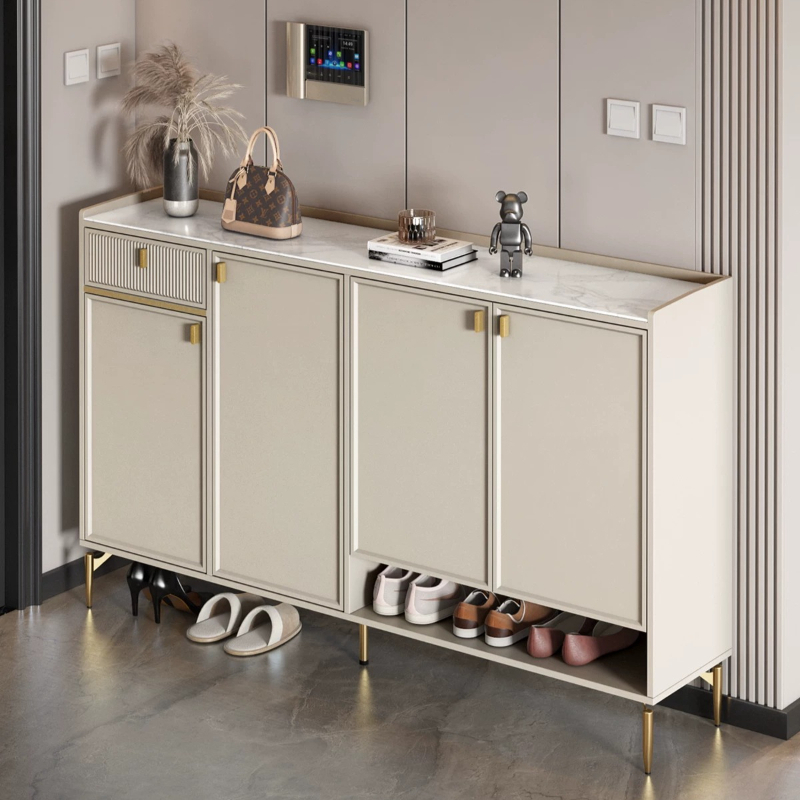 Shoe Rack Cabinet Narrow Entryway - Eingangsbereich-Regal, Schuhschränke, Wohnzimmer-Aufbewahrung, Luxus-Schuhregal für das