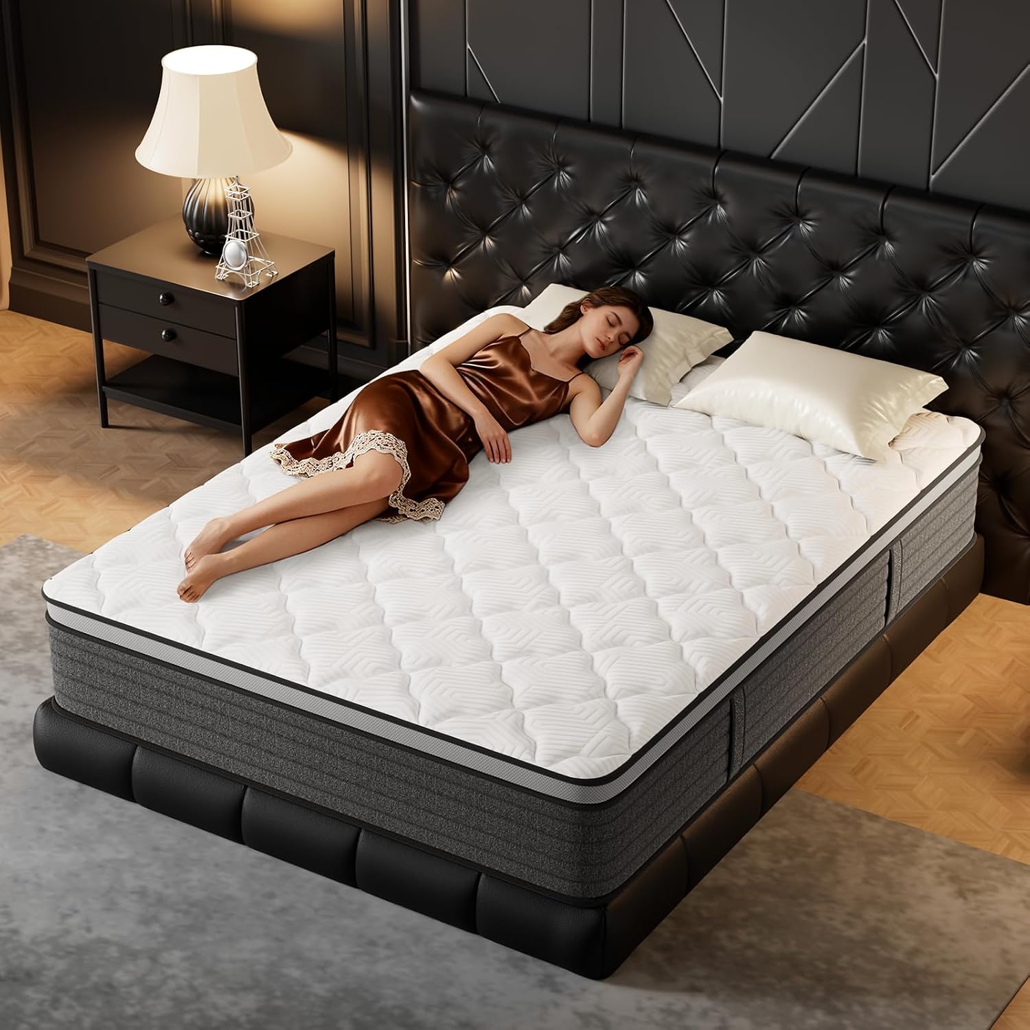 Memory Foam Mattress In A Box Queen - Queen-Matratze 12 Zoll Hybrid Queen-Size-Gel-Memory-Foam-Matratze in