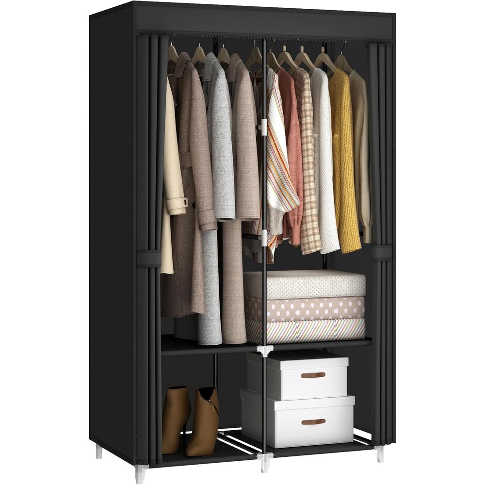 Wardrobe Closet Portable Fabric Cover - Tragbarer Kleiderschrank für Kleine Räume, mit