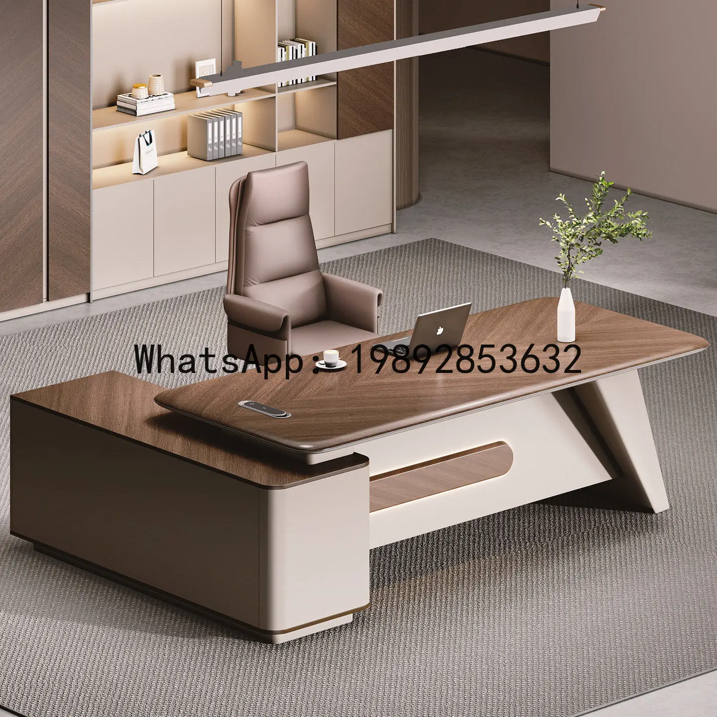 Chairs - H5.15 Chef-Büroschreibtisch-Set - Komplettes Schreibtisch- und