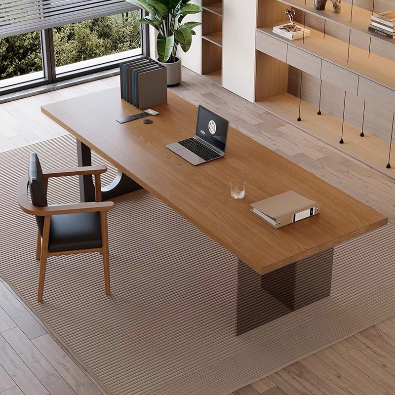 Office Furniture - Italienischer Acryl-Schwebeschreibtisch Moderner Einfacher Wohnzimmer-Arbeitstisch Büro-Heim-Möbel