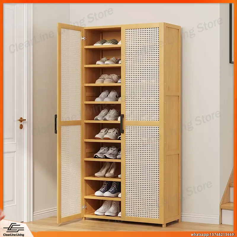 Shoe Rack Cabinet Narrow Entryway - Modernes Mehrstöckiges Schuhregal für den Hausgebrauch