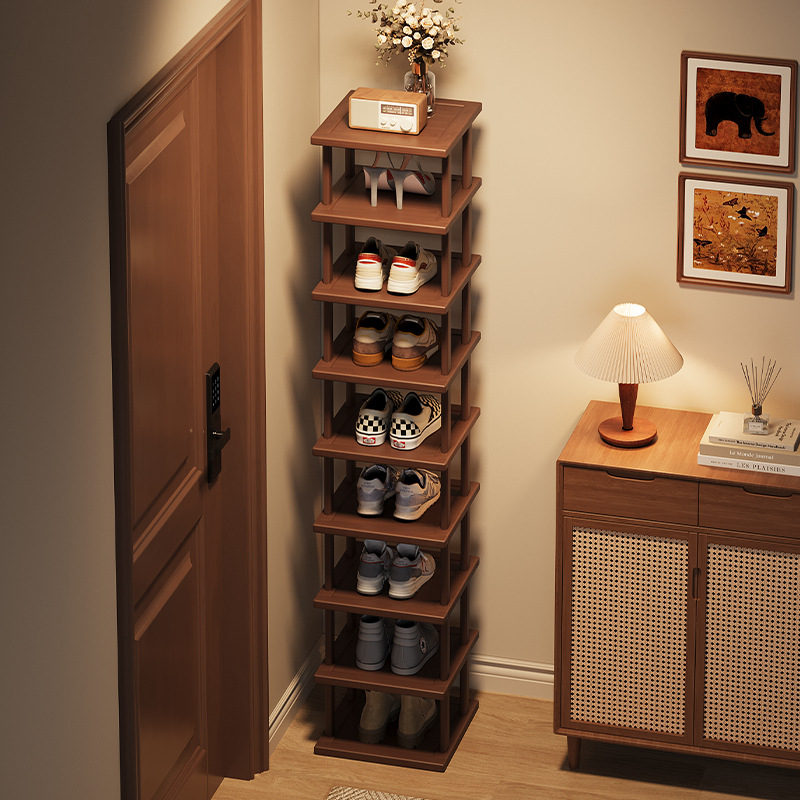 Shoe Rack Cabinet Narrow Entryway - Modernes Schuhregal für den Eingangsbereich, schmal,