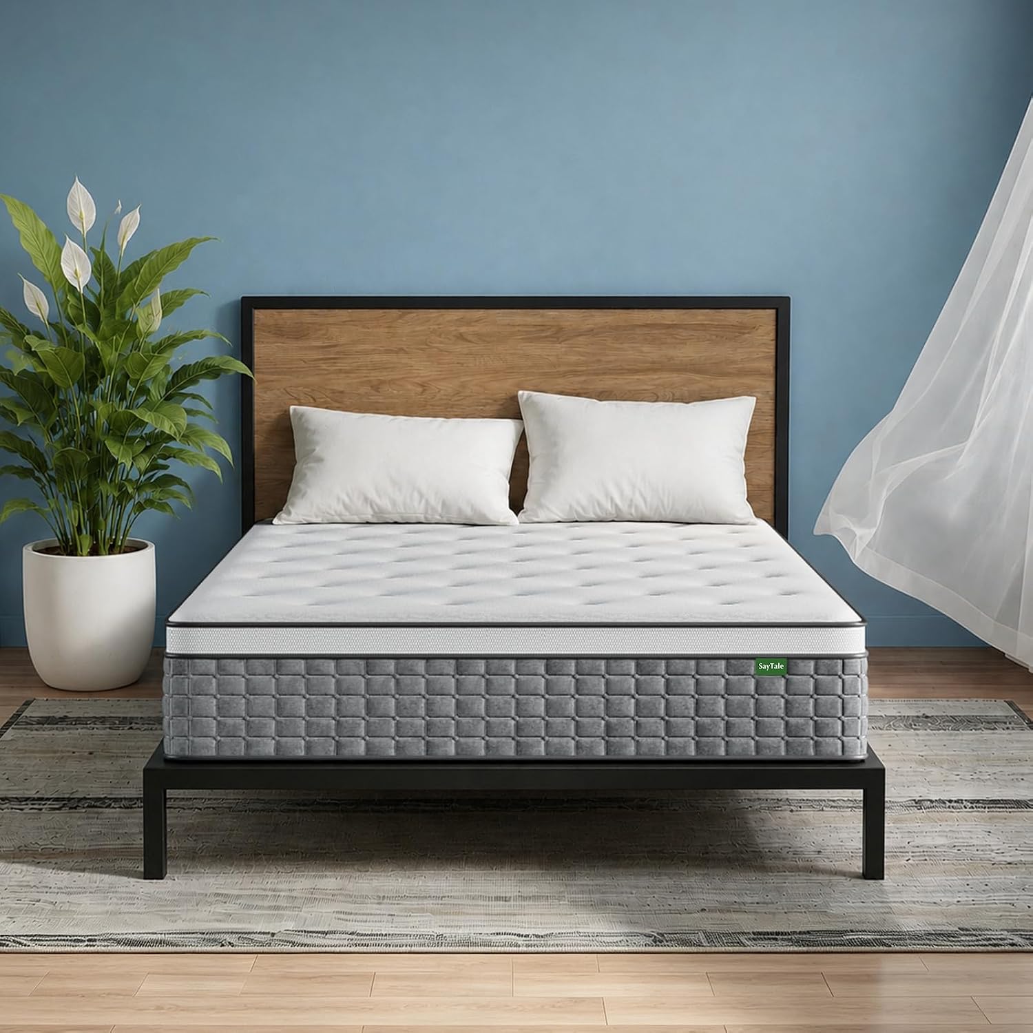 Memory Foam Mattress In A Box Queen - Queen-Matratze, 12 Zoll Hybrid-Queen-Size-Matratzen in einer