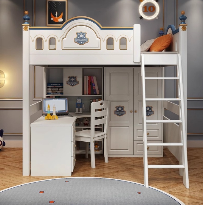 Kinderzimmer Prinzessinnen-Hol – Bunk Bed With Stairs And Slide Bewertung und Preis