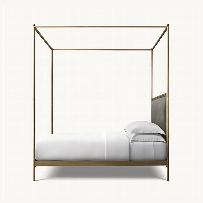 xx-Modernes Queen-Size-Bettges – Canopy Bed Frame Metal Queen Bewertung und Preis