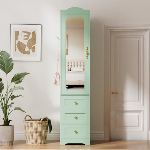Kleiderschrank, 69,5 Zoll hohe – Full Length Mirror Jewelry Armoire Bewertung und Preis