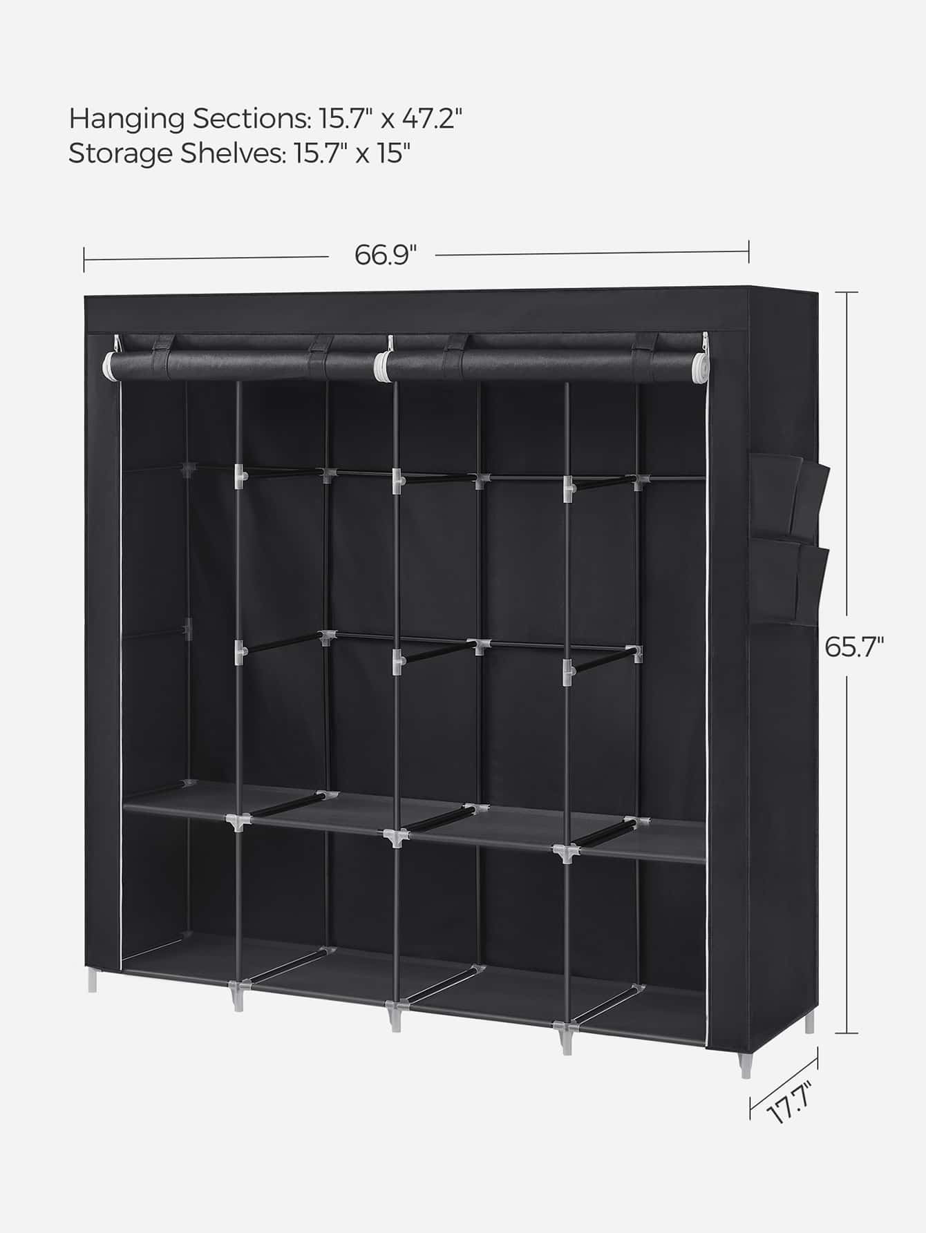 Mobiler Kleiderschrank, Kleide – Wardrobe Closet Portable Fabric Cover Bewertung und Preis