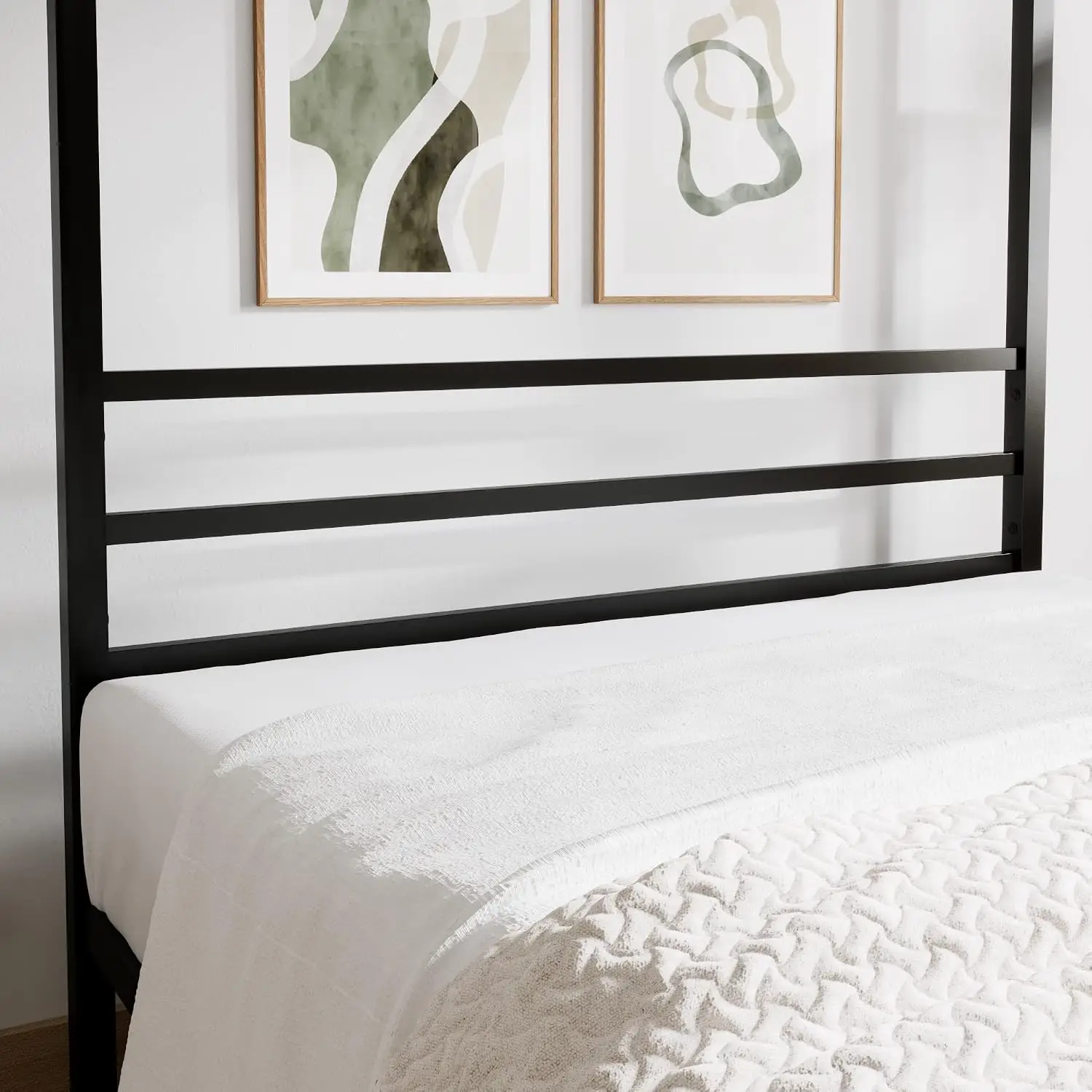 Queen-Size Metall-Himmelbettge – Canopy Bed Frame Metal Queen Bewertung und Preis