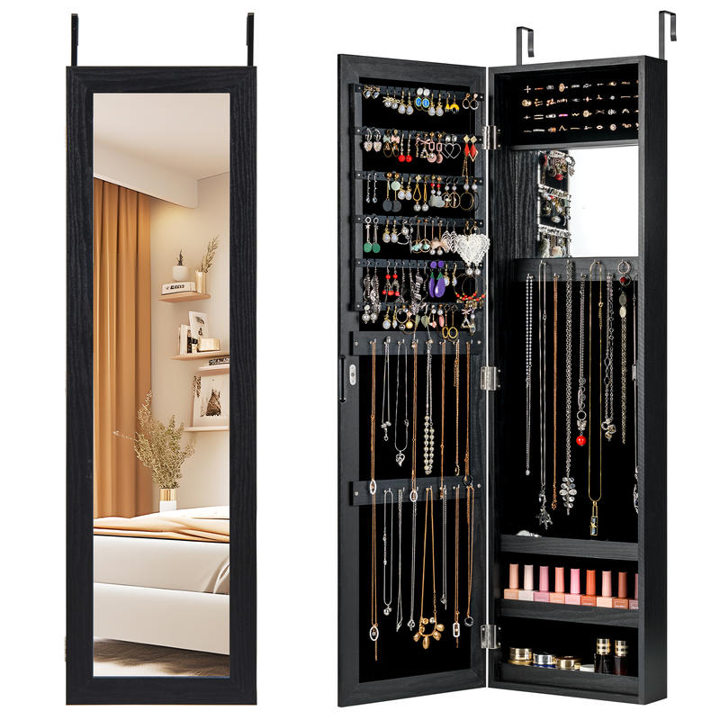 Abschließbarer Schmuckschrank, – Full Length Mirror Jewelry Armoire Bewertung und Preis