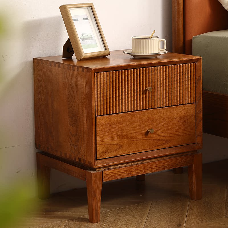 Retro-Nachttische aus massivem – Solid Wood Nightstand 2 Drawers Bewertung und Preis