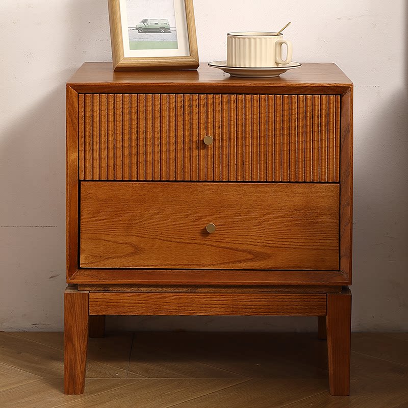 Retro-Nachttische aus massivem – Solid Wood Nightstand 2 Drawers Bewertung und Preis