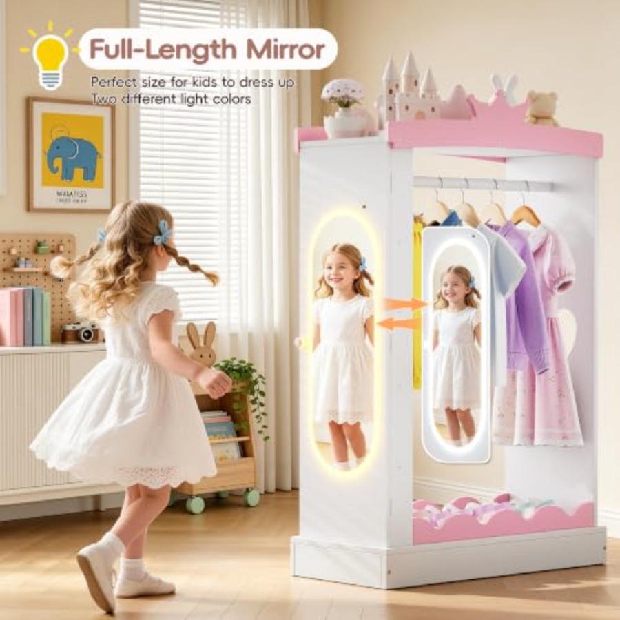 Kleiderschrank mit beleuchtete – Full Length Mirror Jewelry Armoire Bewertung und Preis