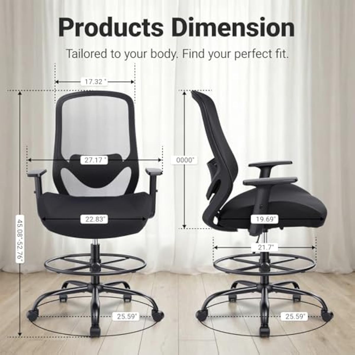 Ergonomischer hoher Zeichenstu – Chairs Bewertung und Preis