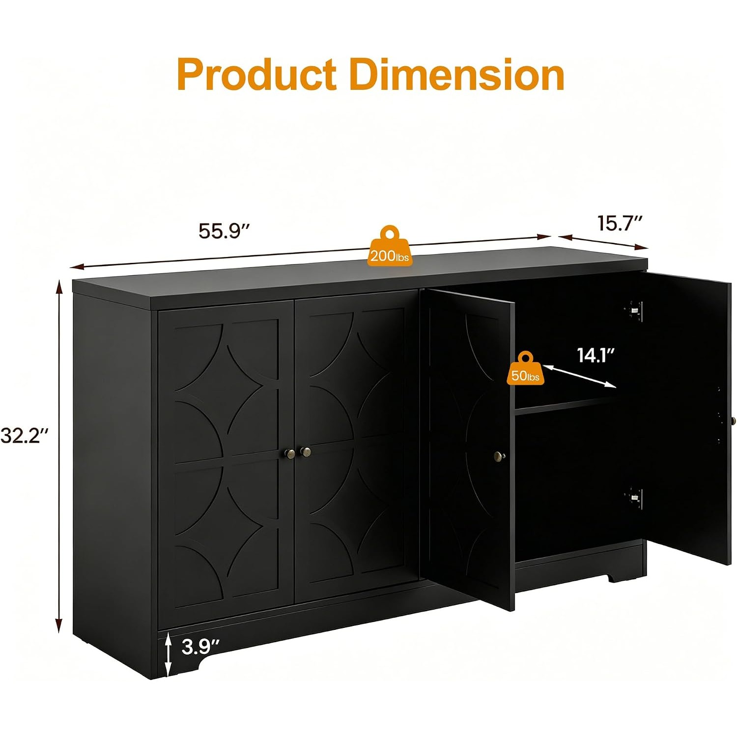 Sideboard-Buffetschrank mit St – Tables Bewertung und Preis