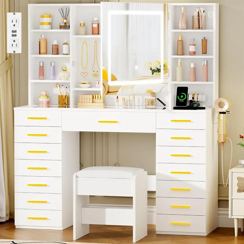 LED-beleuchteter Schminktisch  – Dressing Table Vanity With Lighted Mirror Bewertung und Preis