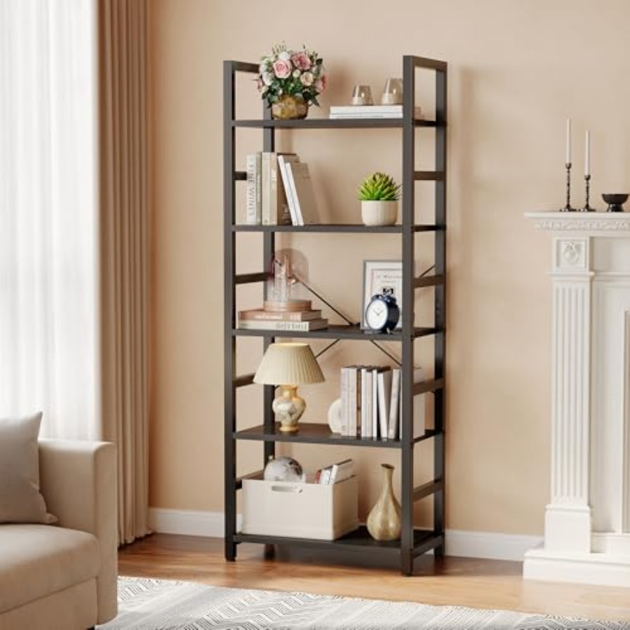 5-stöckiges Bücherregal, Moder – Storage Bewertung und Preis