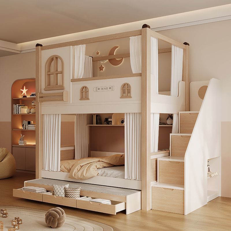 Kinder-Etagenbett mit Rutsche  – Bunk Bed With Stairs And Slide Bewertung und Preis