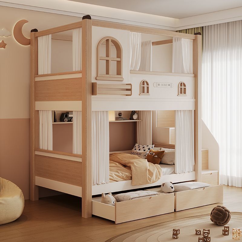 Kinder-Etagenbett mit Rutsche  – Bunk Bed With Stairs And Slide Bewertung und Preis