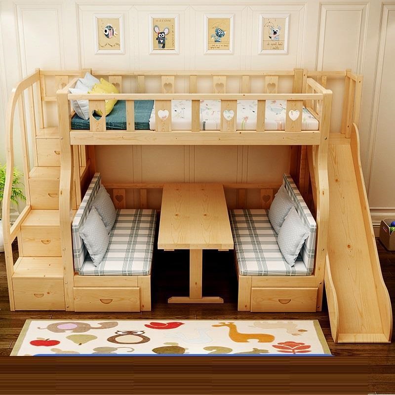 -ForMultifunktions-Etagenbett  – Bunk Bed With Stairs And Slide Bewertung und Preis
