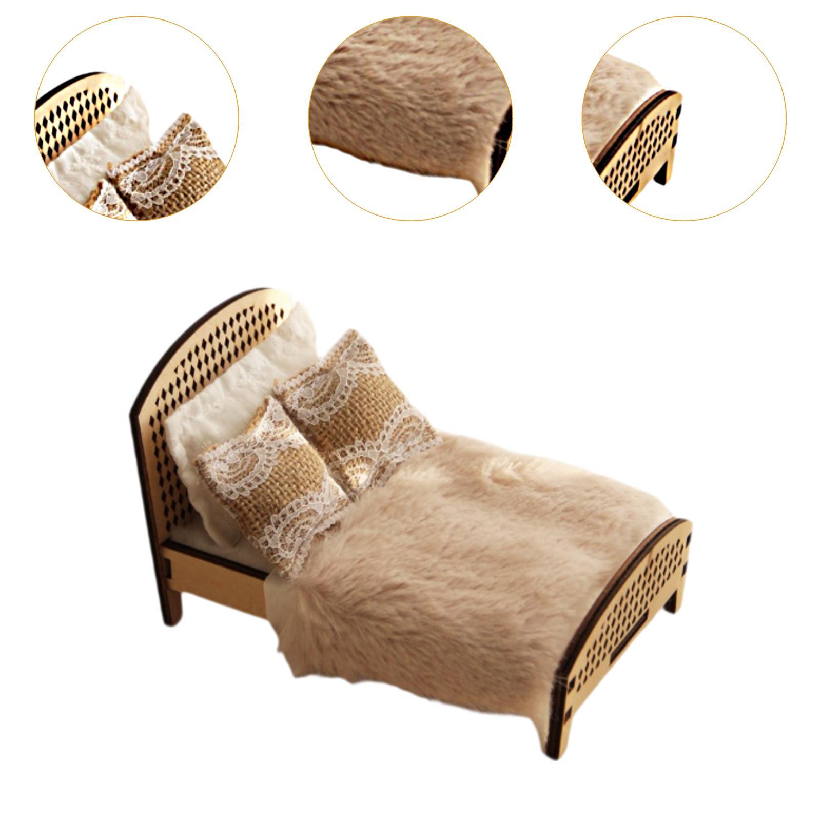 1:12 Puppenhaus-Doppelbett, Mi – Bedroom Furniture Bewertung und Preis