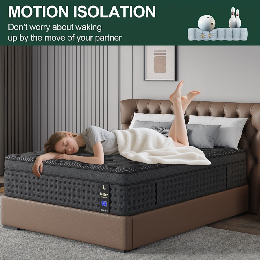 12/14-Zoll-Memory-Schaum-Hybri – Memory Foam Mattress In A Box Queen Bewertung und Preis