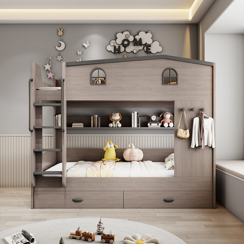 Nordic Doppel Decker Kinder Be – Bunk Bed With Stairs And Slide Bewertung und Preis