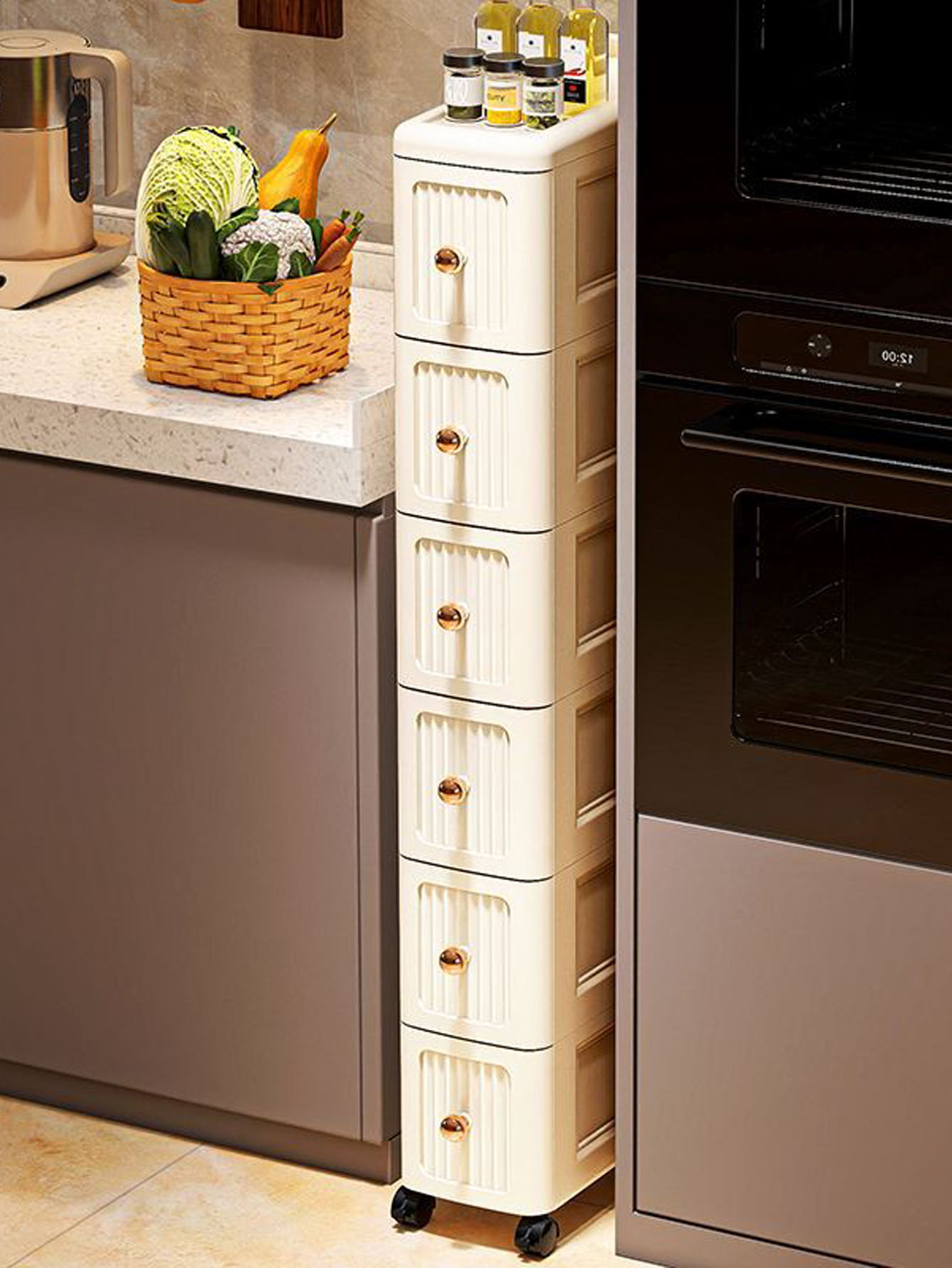 15 cm breiter Schrank mit Gitt – Tables Bewertung und Preis