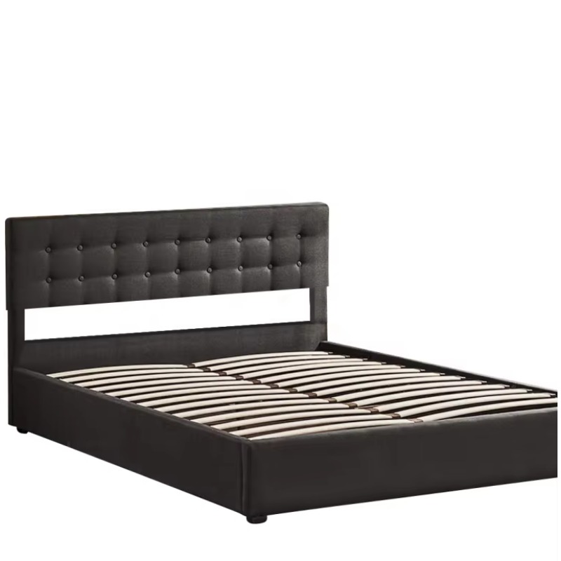 Modernes Queen-King-Size-Bett  – Gas Lift Storage Bed Hydraulic Bewertung und Preis
