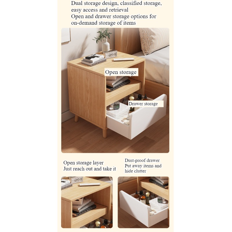 Weißer Nachttisch Schlafzimmer – Solid Wood Nightstand 2 Drawers Bewertung und Preis