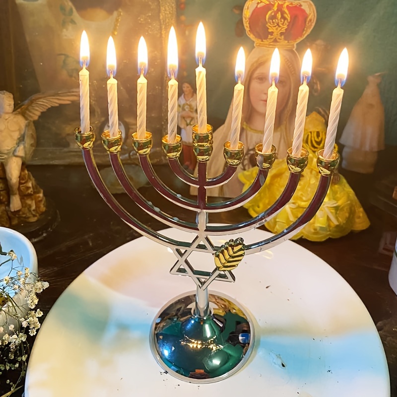9-armige Hanukkah-Menora aus M – Tables Bewertung und Preis