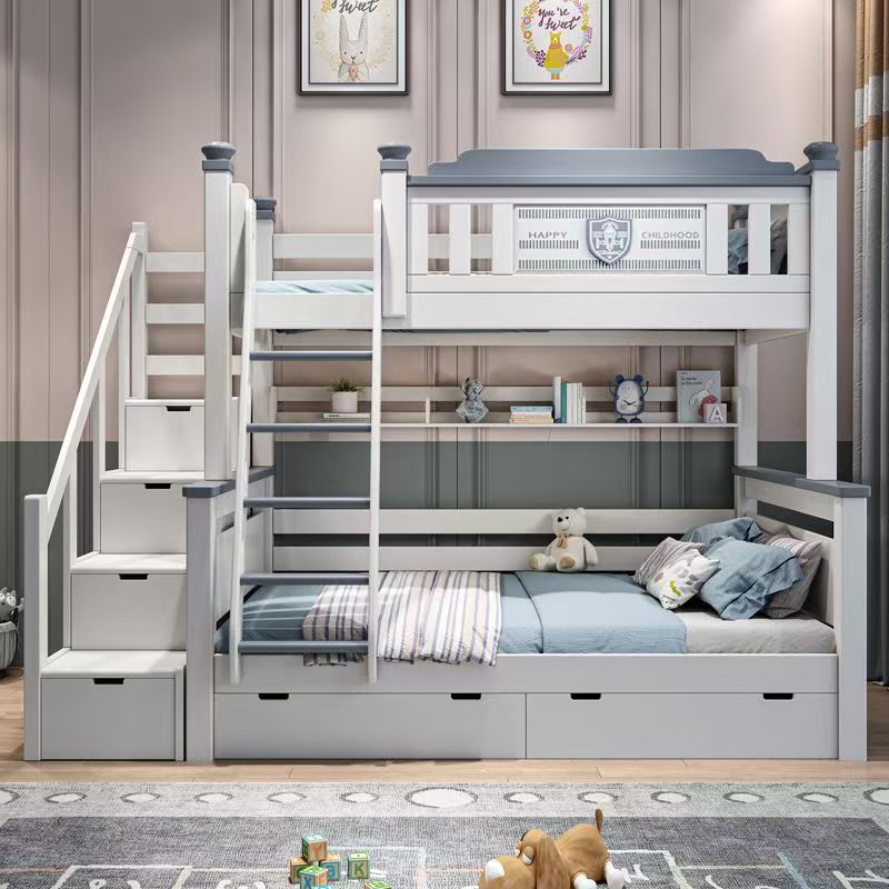 2025 Günstiges Kinderzimmermöb – Bunk Bed With Stairs And Slide Bewertung und Preis