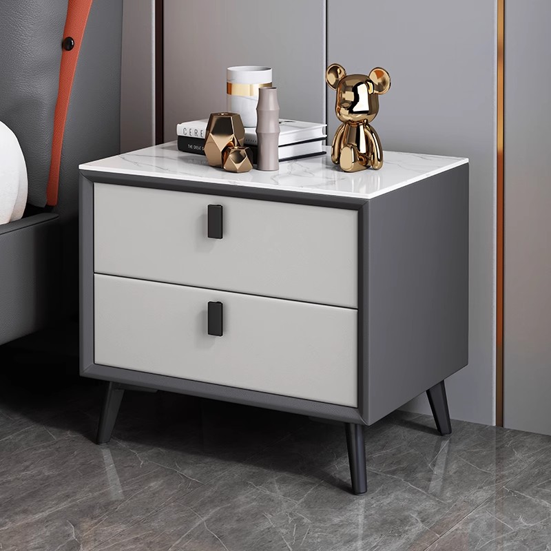 Nordischer Stil Massivholz-Nac – Solid Wood Nightstand 2 Drawers Bewertung und Preis