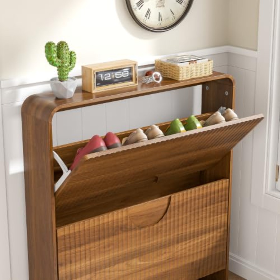 Schmaler Schuhschrank für den  – Shoe Rack Cabinet Narrow Entryway Bewertung und Preis