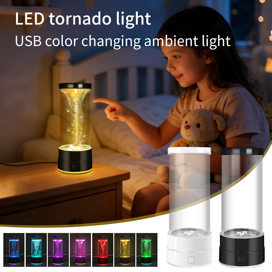 Kreatives LED-Tornado-Nachtlic – Floating Nightstand With Led Light Bewertung und Preis