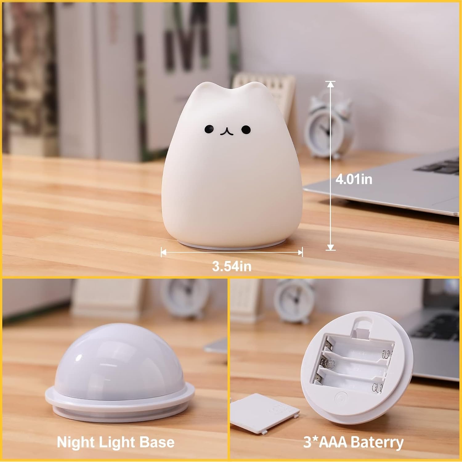 Niedliches Katzen-Nachtlicht m – Floating Nightstand With Led Light Bewertung und Preis