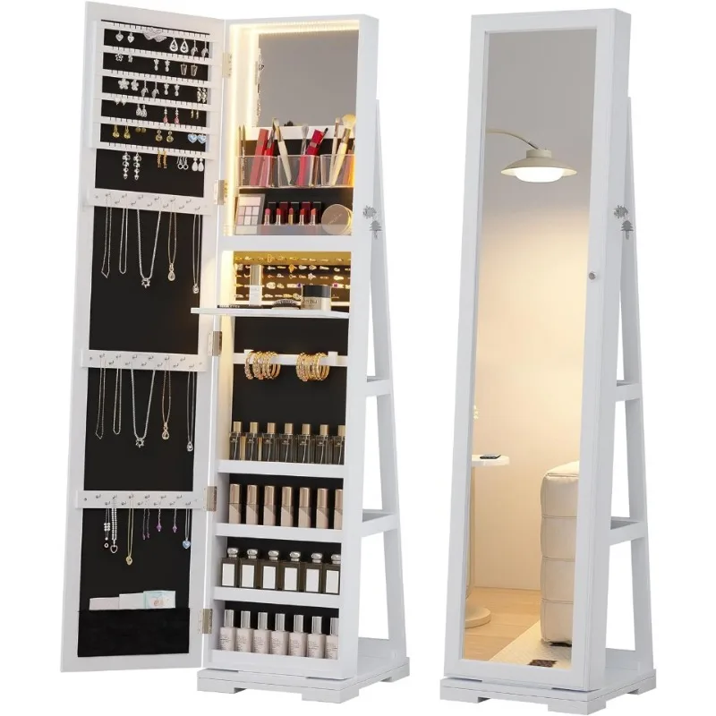 LED-Schmuckschrank mit Ganzkör – Full Length Mirror Jewelry Armoire Bewertung und Preis