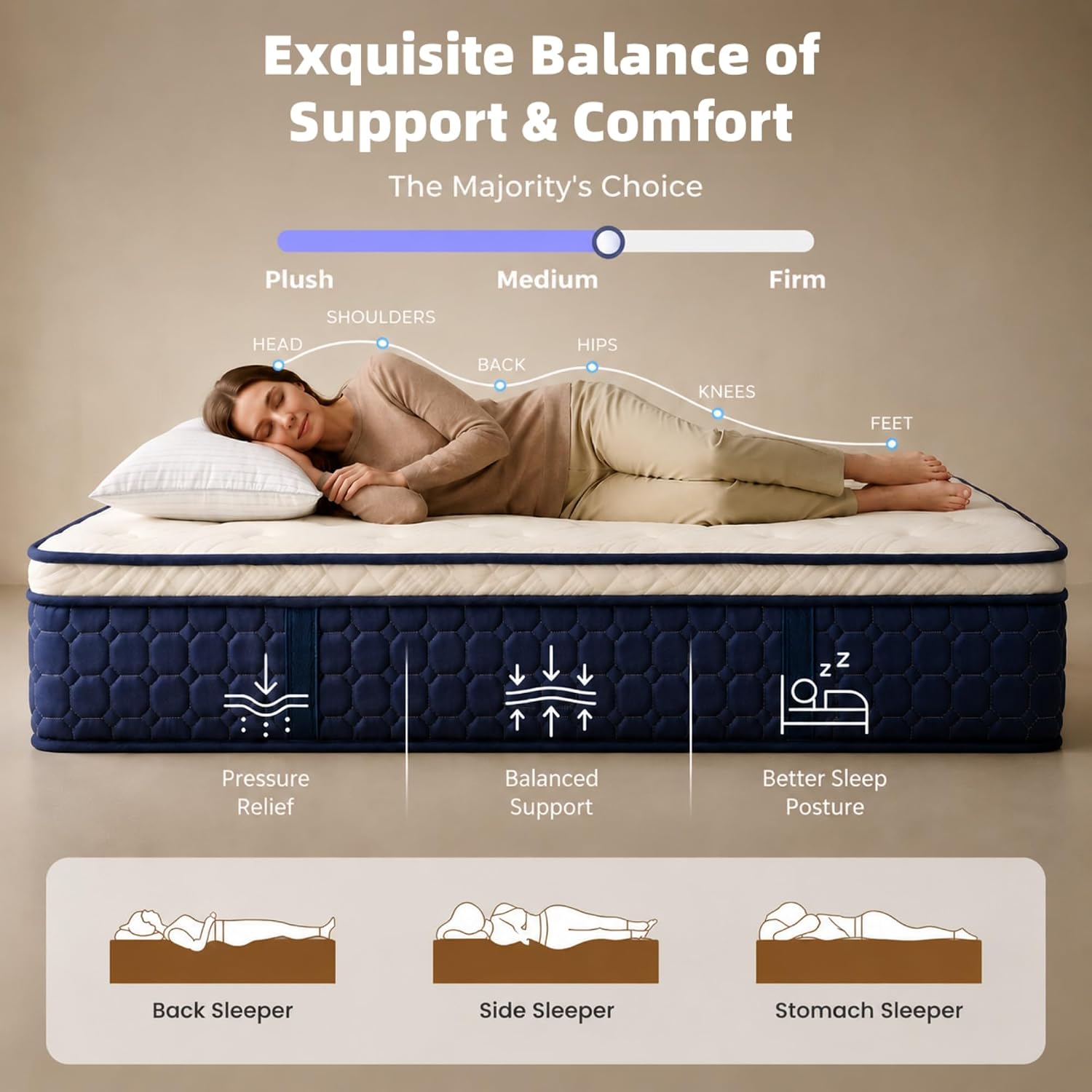 Queen-Size-Matratze, 14-Zoll-H – Memory Foam Mattress In A Box Queen Bewertung und Preis