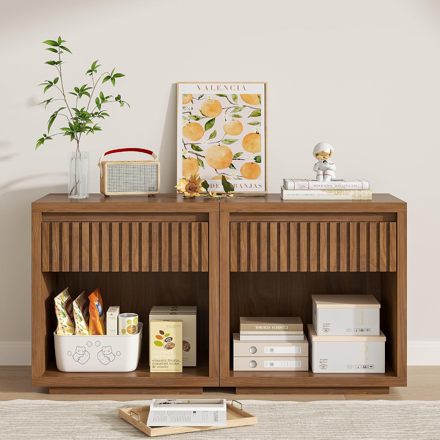2-Schubladen-Nachttisch-Set mi – Solid Wood Nightstand 2 Drawers Bewertung und Preis