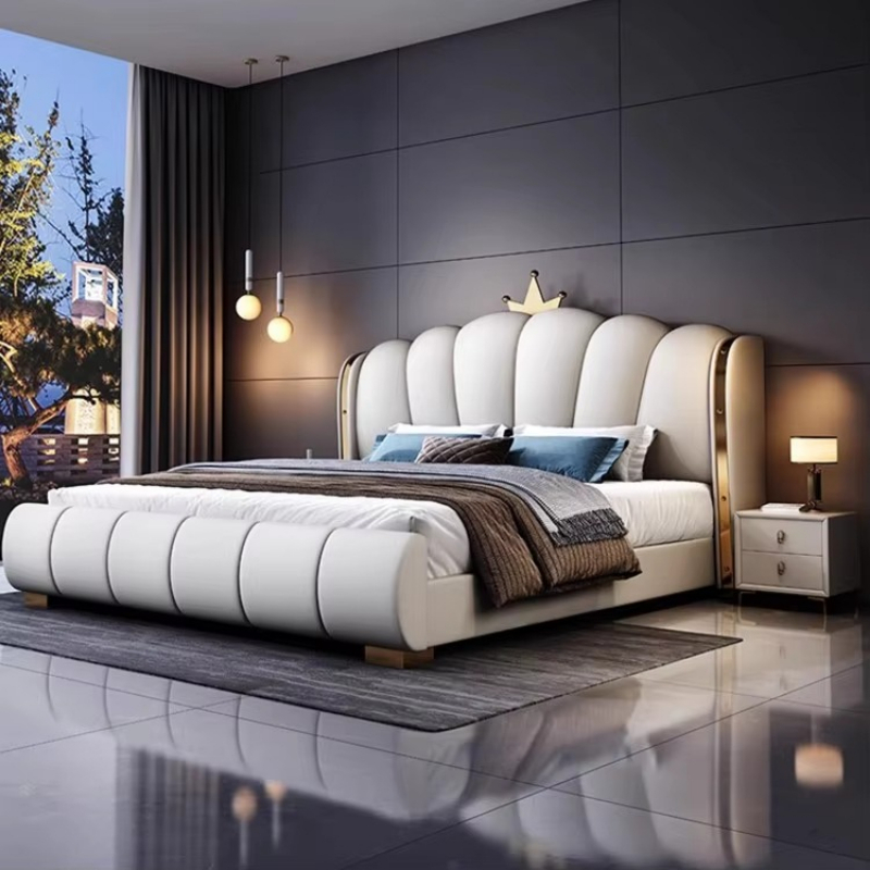 Modernes, luxuriöses Schlafzim – King Size Bed Frame With Storage Drawers Bewertung und Preis