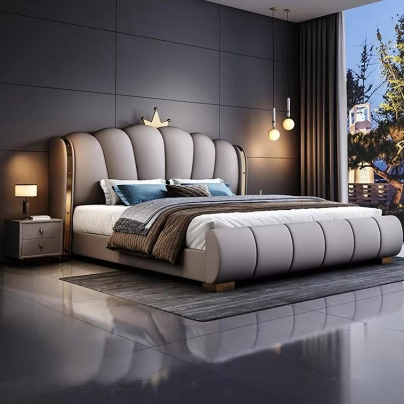 Modernes, luxuriöses Schlafzim – King Size Bed Frame With Storage Drawers Bewertung und Preis