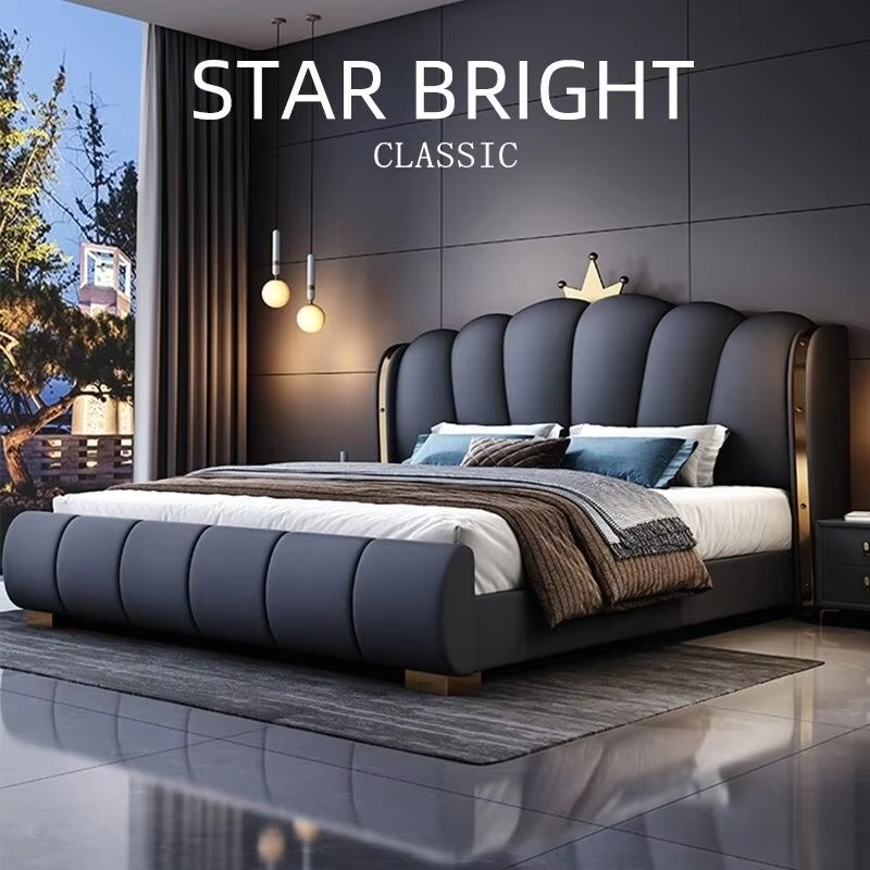 Modernes, luxuriöses Schlafzim – King Size Bed Frame With Storage Drawers Bewertung und Preis