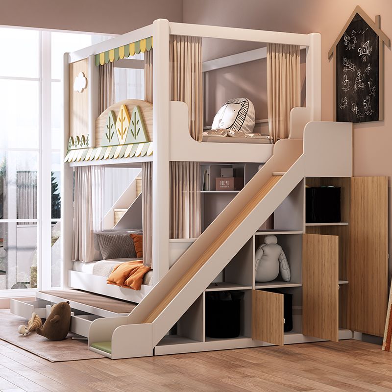 Modernes Kinder-Etagenbett im  – Bunk Bed With Stairs And Slide Bewertung und Preis