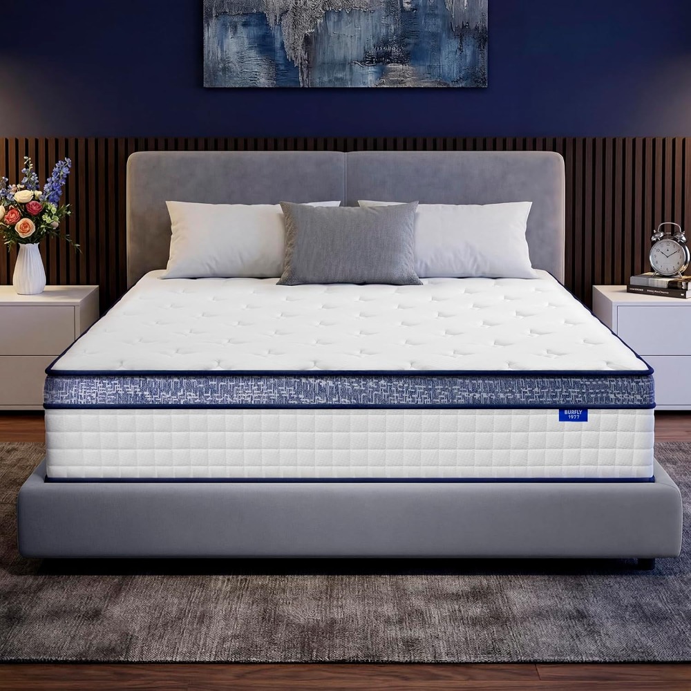 Queen-Matratze, 12 Zoll Hybrid – Memory Foam Mattress In A Box Queen Bewertung und Preis