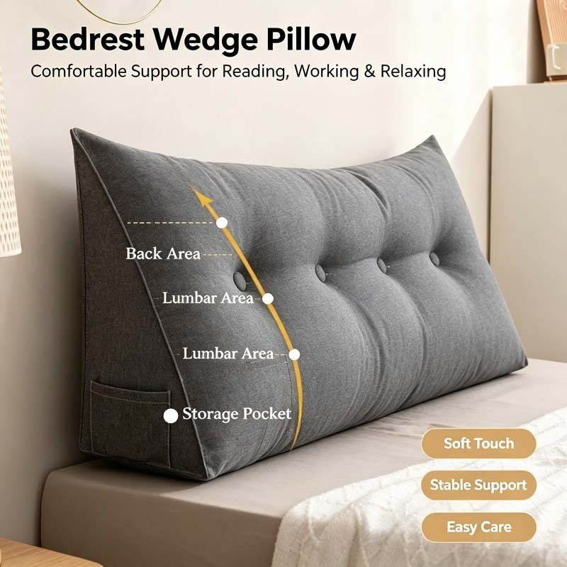 Großes Kopfteil-Kissen, Tatami – Headboard Cushion Backrest Tatami Bewertung und Preis