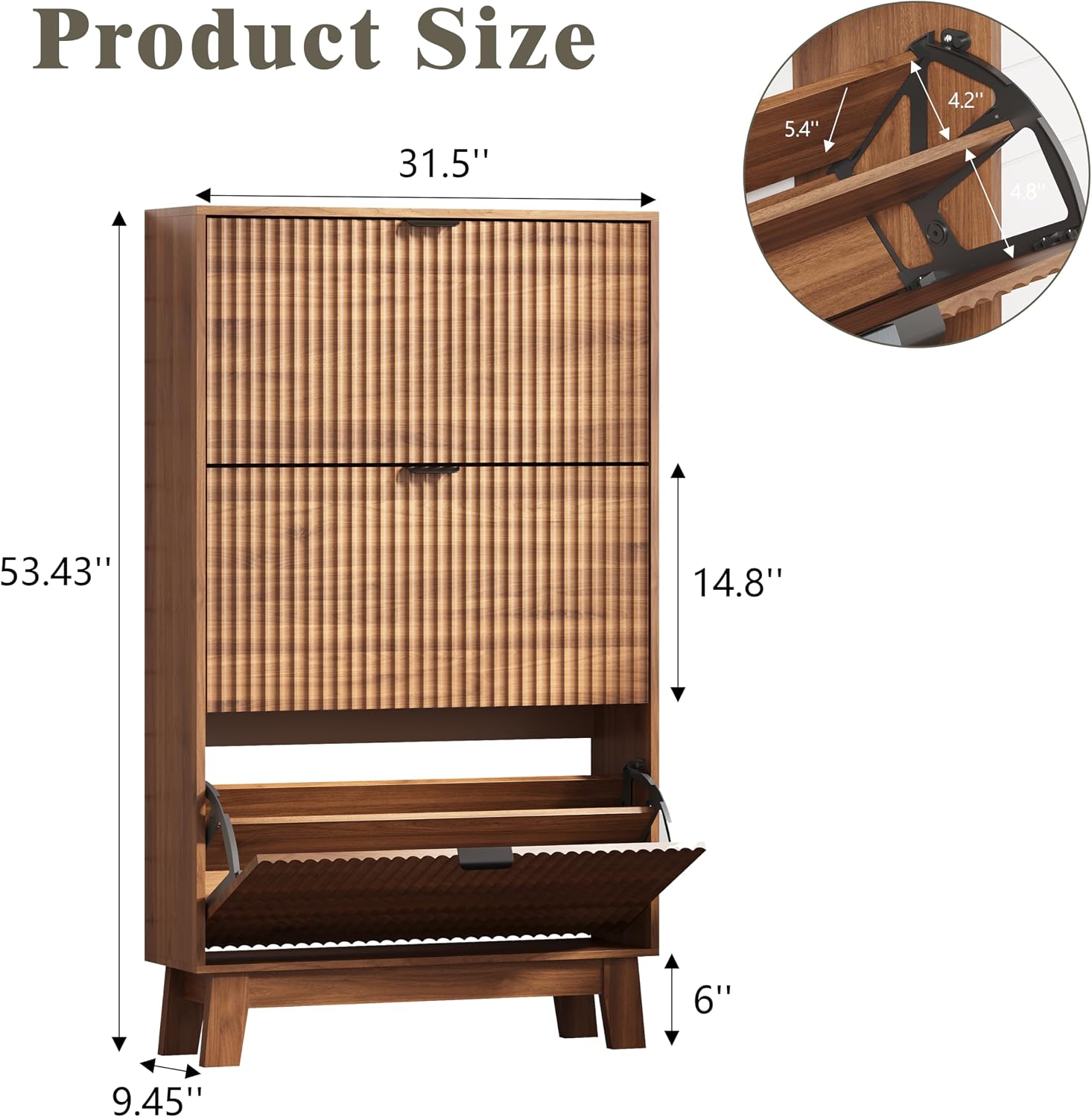 Schuhschrank für den Eingangsb – Shoe Rack Cabinet Narrow Entryway Bewertung und Preis