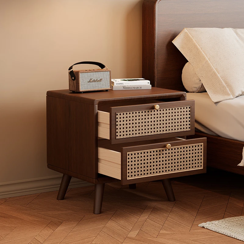 Massivholz-Nachttisch mit Gefl – Solid Wood Nightstand 2 Drawers Bewertung und Preis