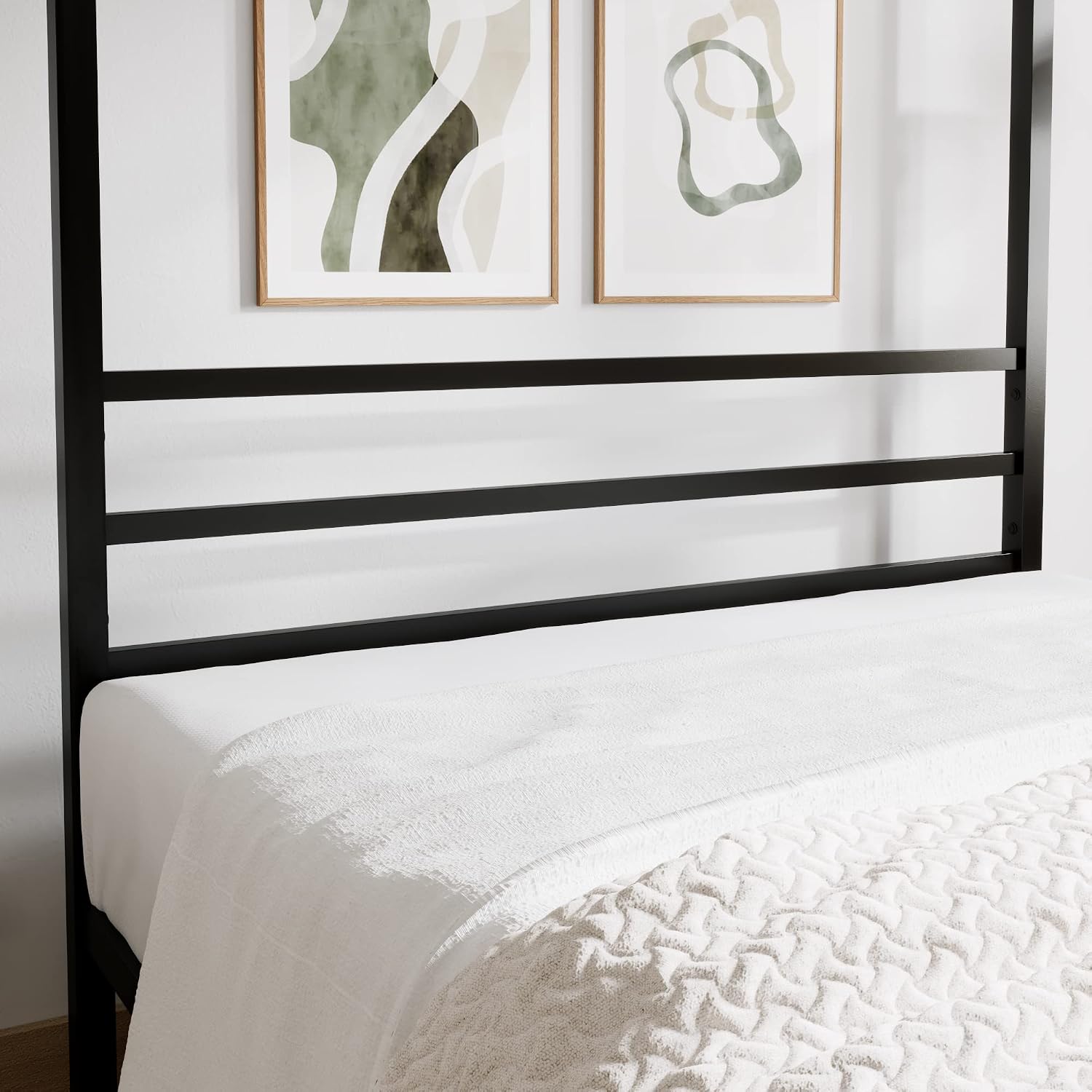 Metallbettgestell mit Himmelbe – Canopy Bed Frame Metal Queen Bewertung und Preis