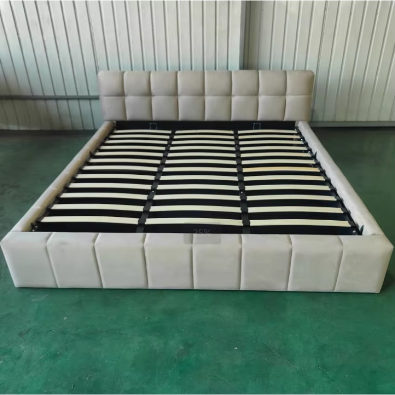 Modernes Polsterbett mit Staur – Gas Lift Storage Bed Hydraulic Bewertung und Preis
